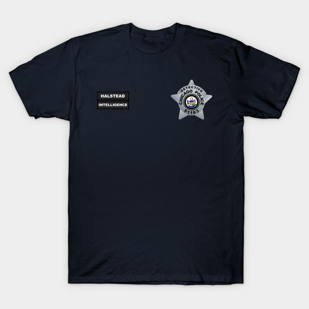CHICAGO P.D - DETECTIVE JAY HALSTEAD - INTELLIGENCE BADGE VEST T-Shirt by emilybraz7